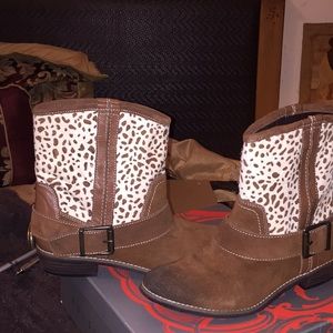 KELSI DAGGER Ankle Booties, Sz, 10M, Polka Dots...